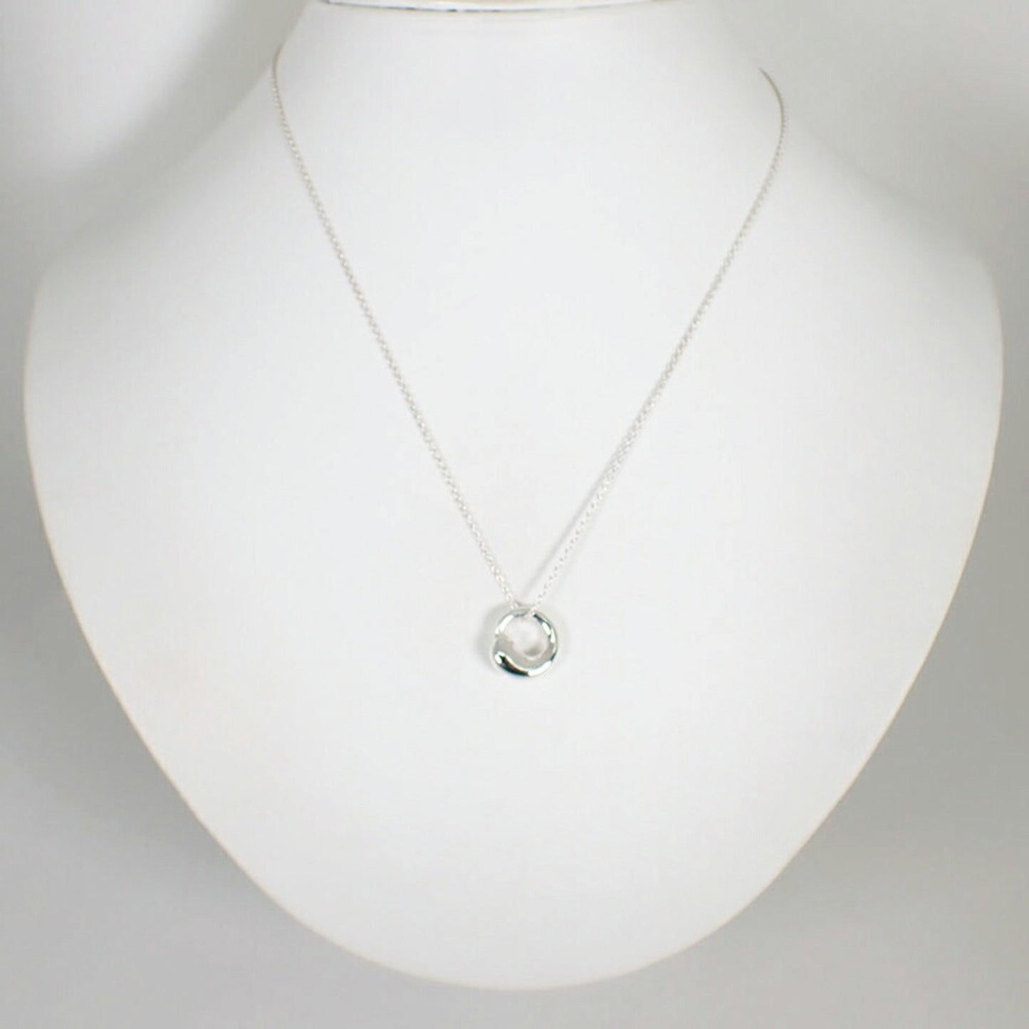 Tiffany 925 Eternal Circle Pendant Necklace