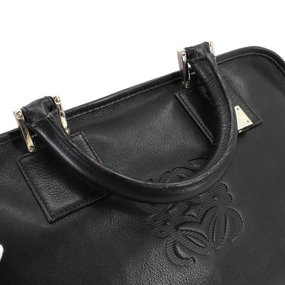Loewe Amazona 28 Handbag In Black Leather