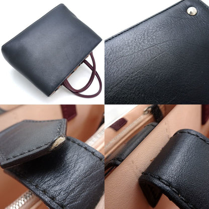 Fendi Petit Toujour 8Bh253 Handbag Monster Leather Black 352157