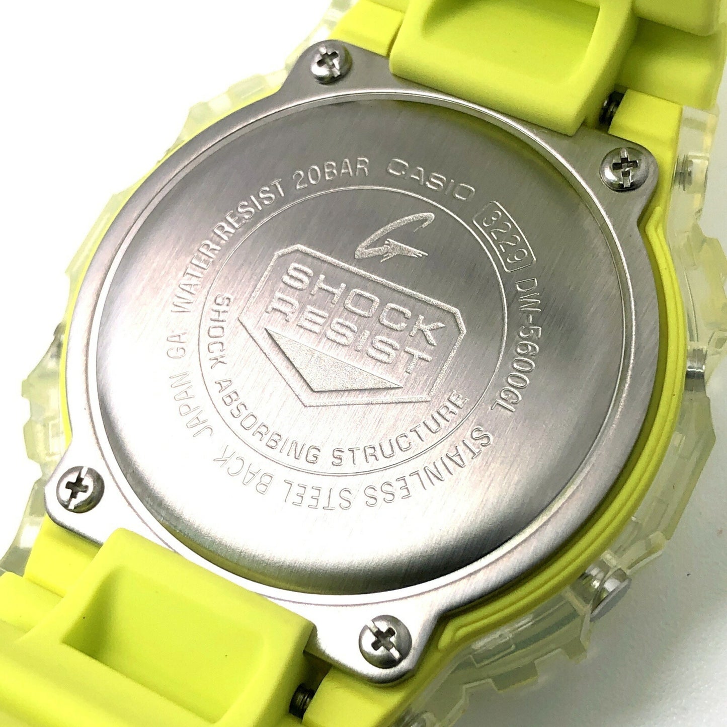 G-Shock Casio Dw-5600Gl-9 Lucky Drop Series Capsule Toy Watch With Skeleton Bezel