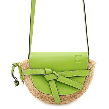Loewe Shoulder Bag Gate Mini Raffia 329.13.U62 Basket