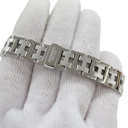 Herms Rally Quartz Qz Stainless Steel Watch