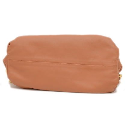 Bottega Veneta The Chain Pouch One-Shoulder Shoulder Bag In Brown Calfskin