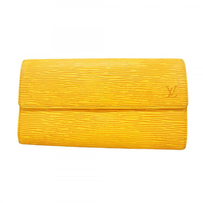 Louis Vuitton Epi Leather Long Wallet Porte Monnaie Credit M63579