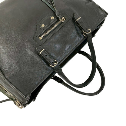 Balenciaga Paper Mini Leather 2-Way Handbag