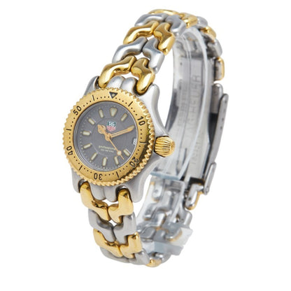 Tag Heuer Cell Watch Wg1420-0 Quartz Gray Dial Stainless Steel Plated