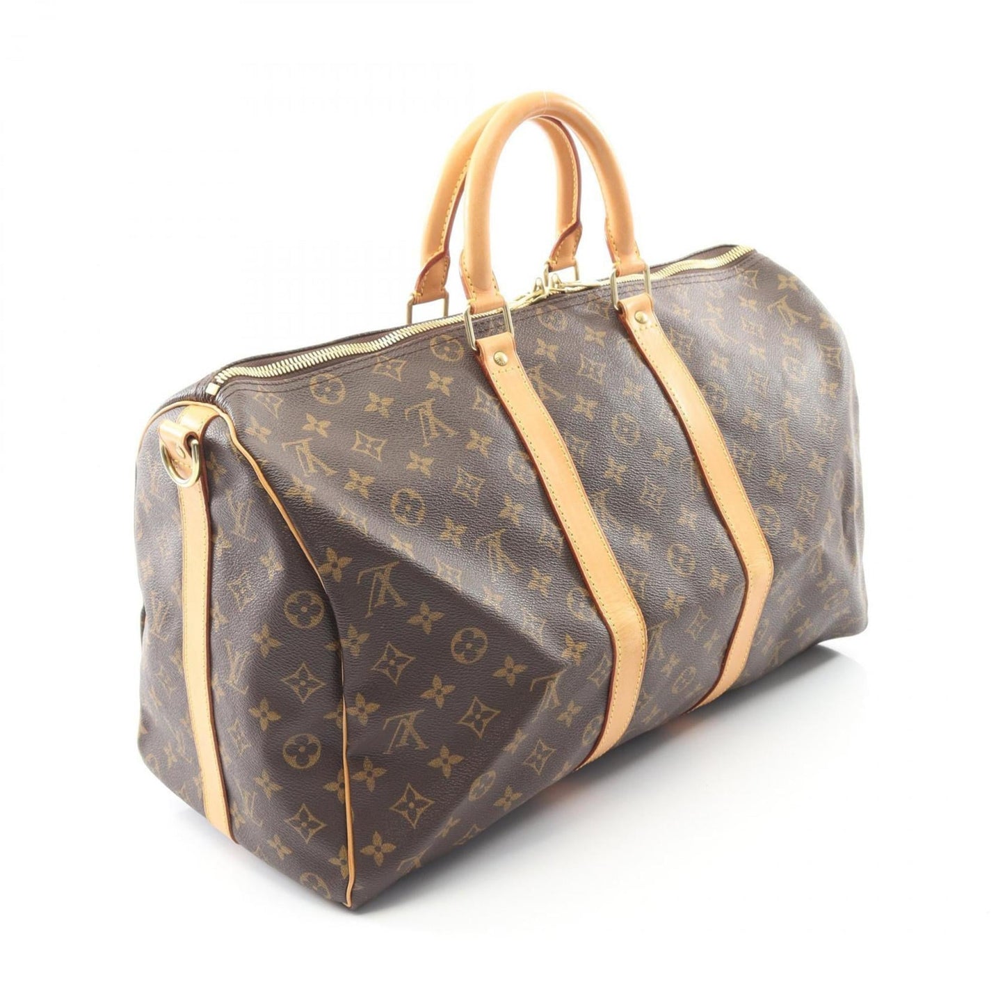 Leather - Louis Vuitton Boston Bag Coated Canvas