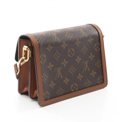 Louis Vuitton Dauphine Mini Shoulder Bag Coated Canvas Leather Monogram Reverse