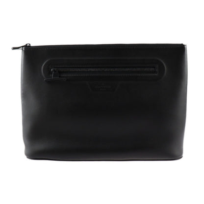Louis Vuitton Louis Vuitton Pochette Cosmos Dark Infinity Second Bag M63268 Leather Black Clutch