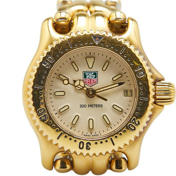 Tag Heuer Sel Watch S94.708M Quartz Beige Dial Stainless Steel Plated