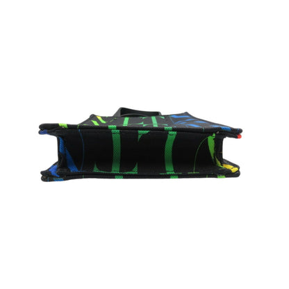 Unused Valentino Garavani Canvas Black Multicolor Shoulder Bag 0376Valentino Garavani