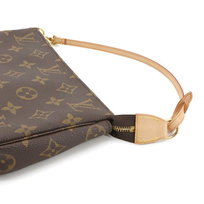 Louis Vuitton Louis Vuitton Monogram Pochette Accessoires Handbag Brown M51980 Gold Hardware