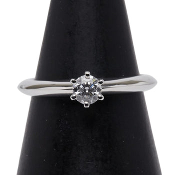 Tiffany & Co. Pt950 Platinum Diamond Solitaire Ring