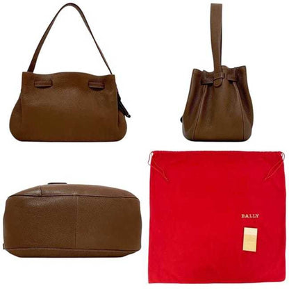 Bally Bag Ec-23781 Brown Leather Gg-De Endere Bally