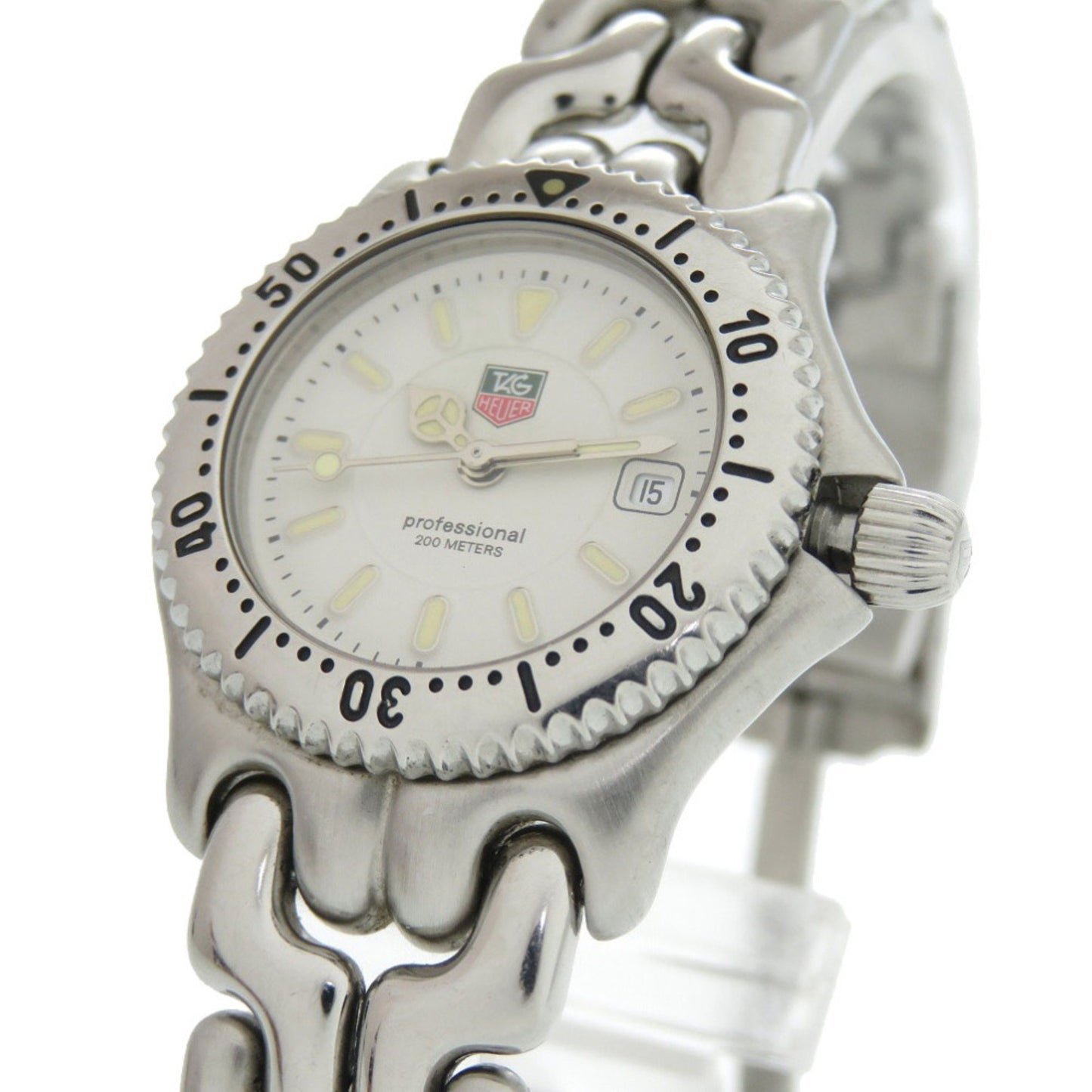 Tag Heuer Wg1312-2 Cell Date Stainless Steel Watch