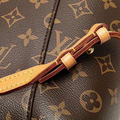 Louis Vuitton Monogram Montsouris Backpack M43431 Brown Pvc Leather