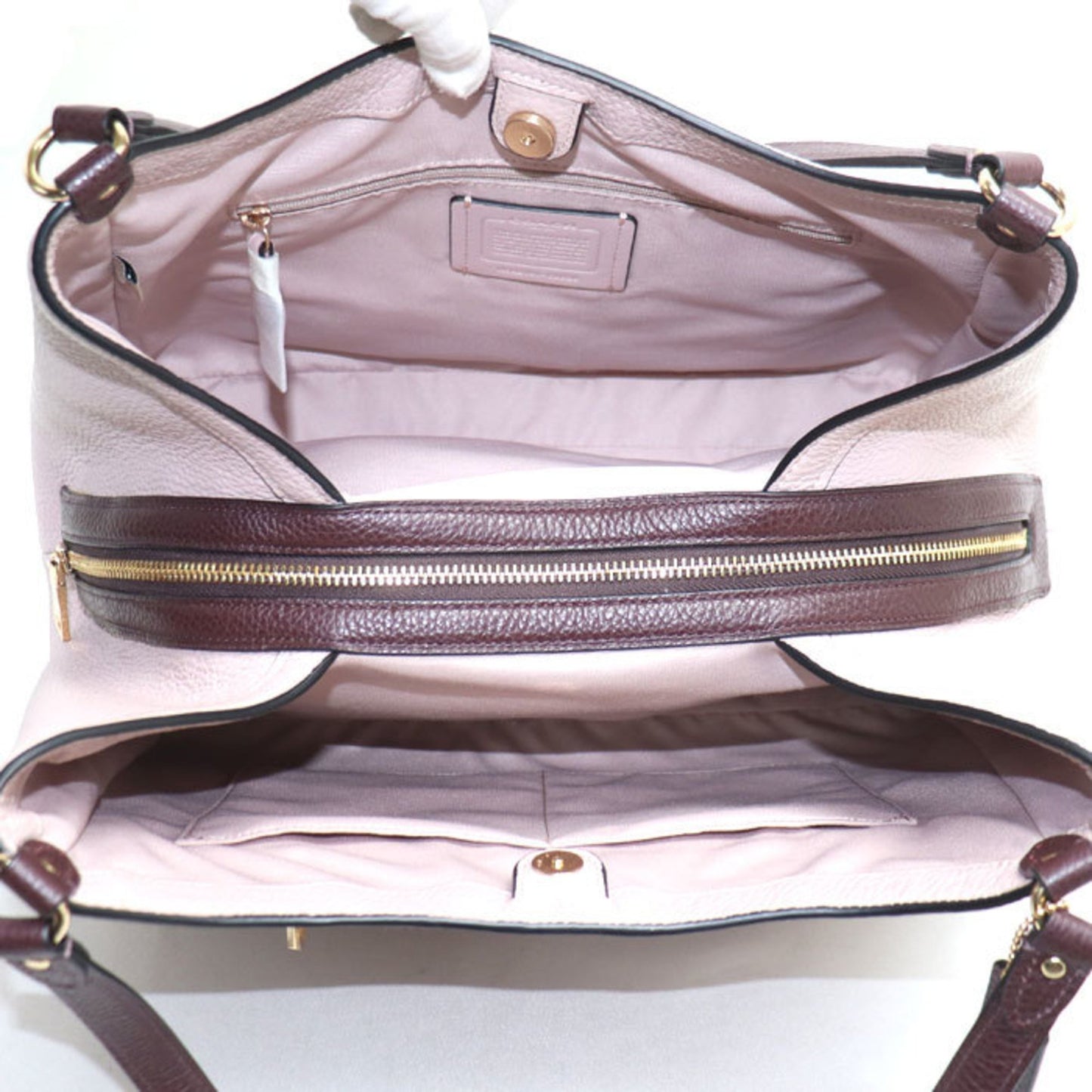 Coach Christy Shoulder Bag Washed Mauve X Cranberry C6829Imtiy Outlet