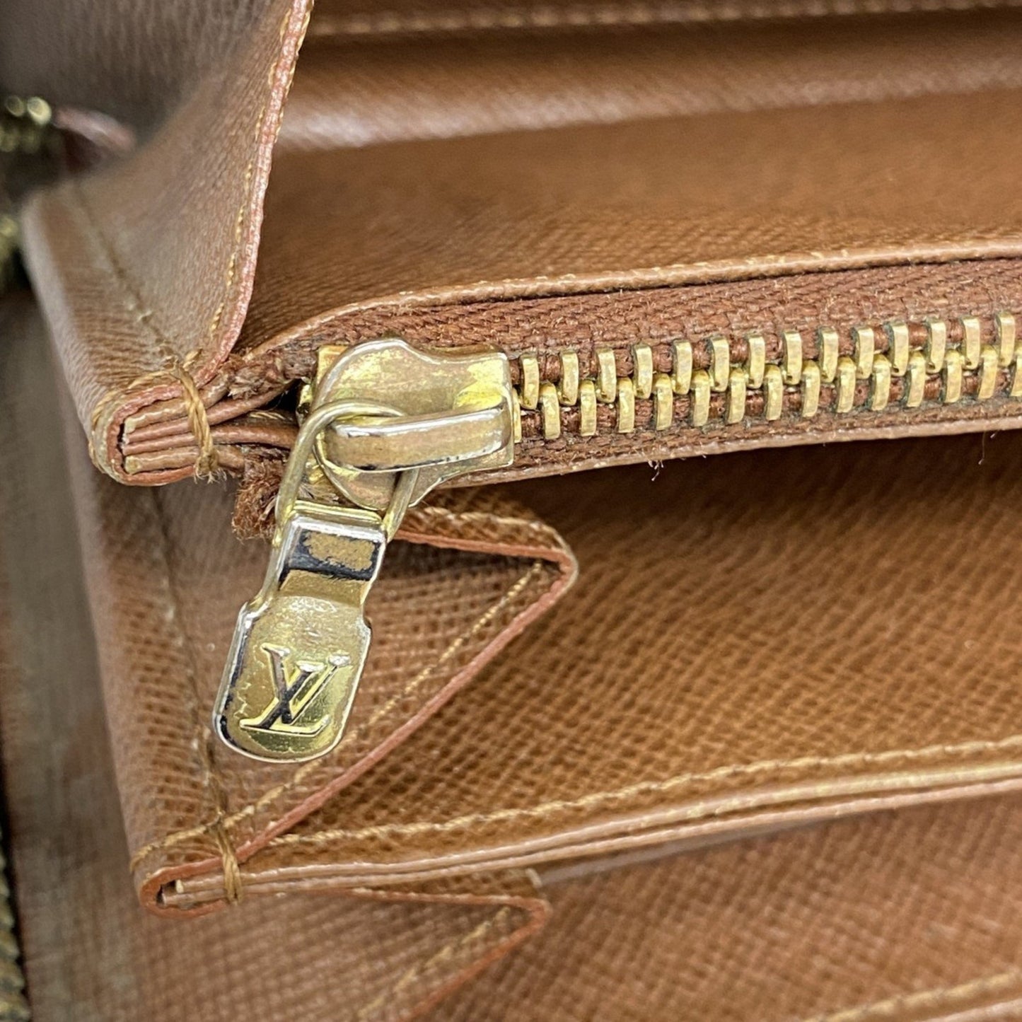 Louis Vuitton Monogram Zippy Wallet M60017 Brown