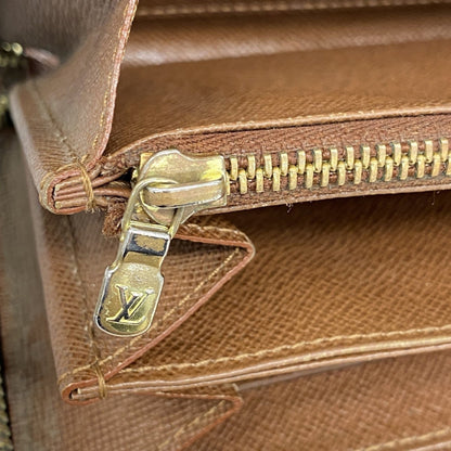 Louis Vuitton Monogram Zippy Wallet M60017 Brown