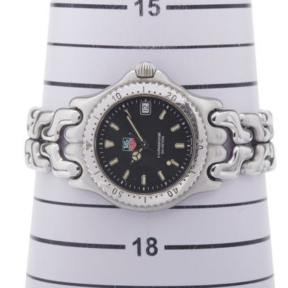 Tag Heuer Cell Watch Wg1214-K0 Quartz Black Dial Stainless Steel Boys' Heuer