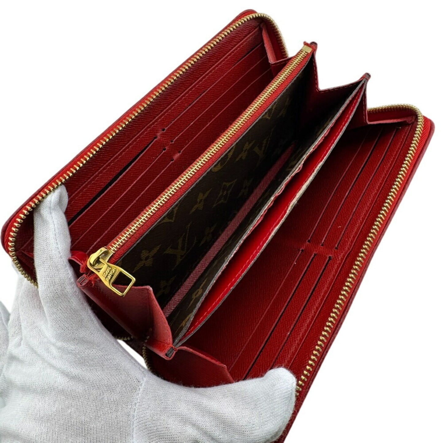 Louis Vuitton M61854 Retiro Round Zip Wallet Monogram Long Brown