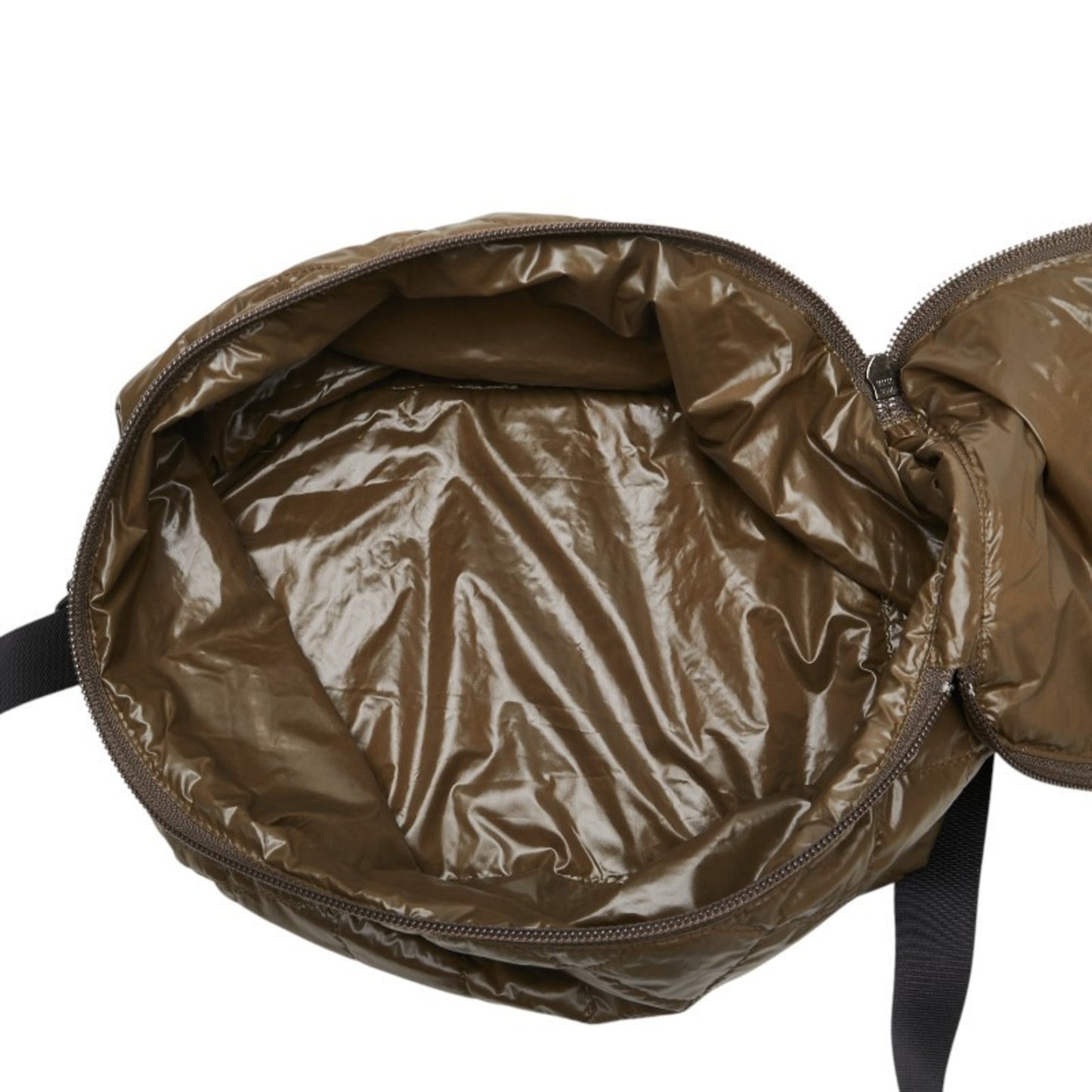 Burberry Logo Plate Shoulder Bag Khaki Black Nylon