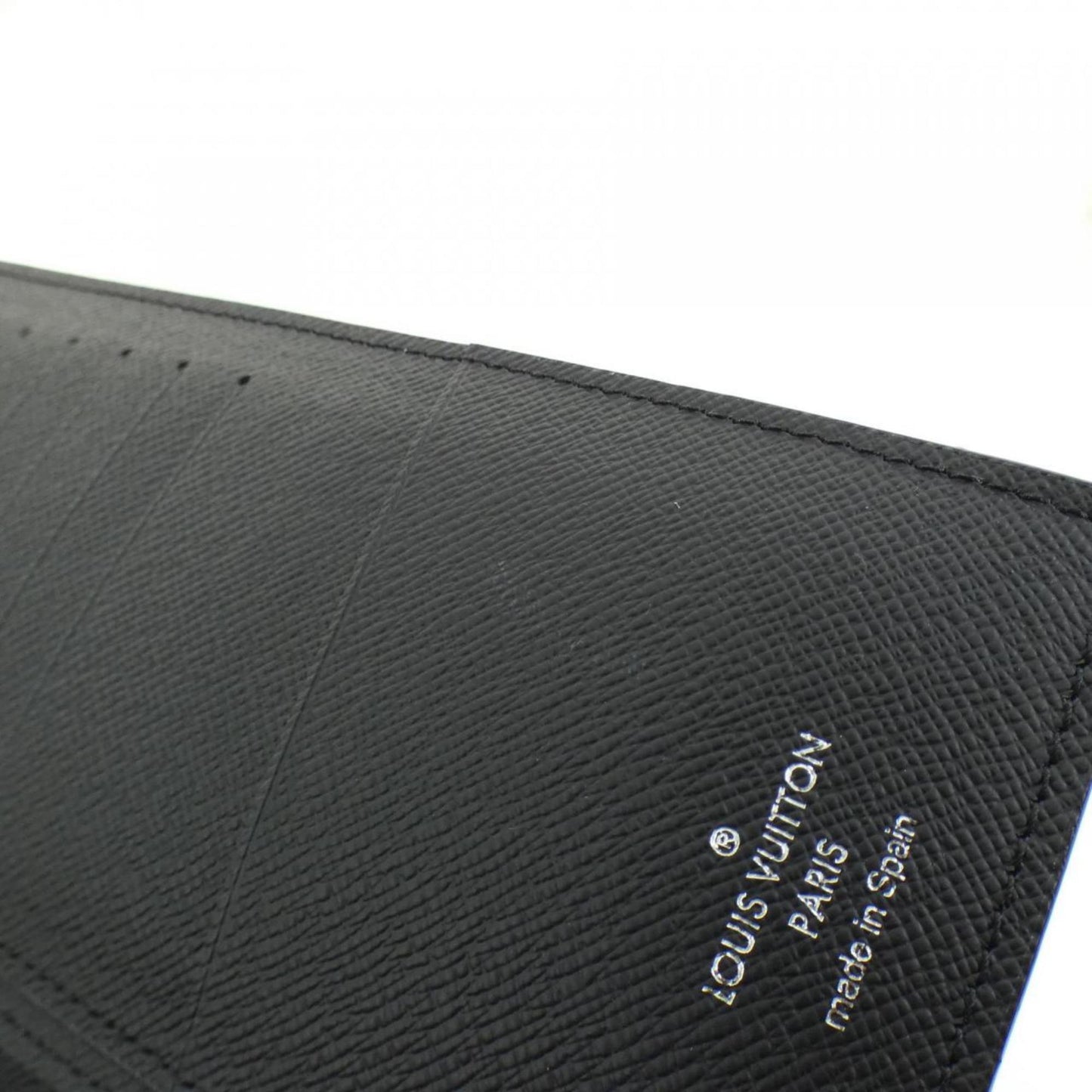 Louis Vuitton Damier Graphite Portefeuille Brazza N62665 Wallet