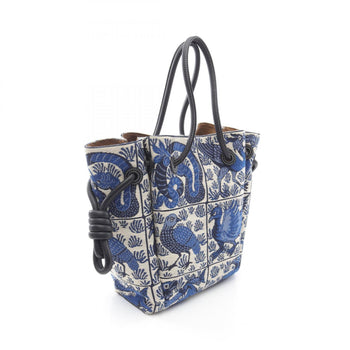 Loewe X William De Morgan Flamenco Knot Small Tote Bag