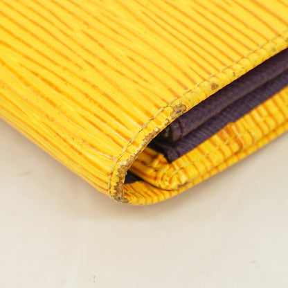 Louis Vuitton Epi Leather Long Wallet Porte Monnaie Credit M63579