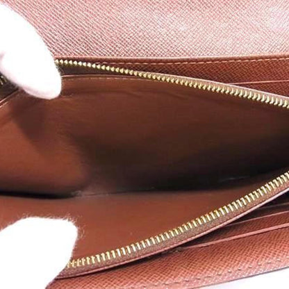 Louis Vuitton Monogram Portefeuille Sarah Long Wallet M60531 Brown Leather Bifold
