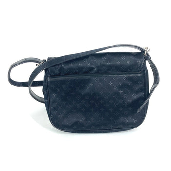 Louis Vuitton M92273 Monogram Satin Comte De Faie Musette Crossbody Flap Bag Pochette Shoulder