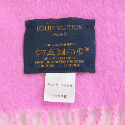 Louis Vuitton Echarpe Reykjavik M76066 100% Cashmere Stole/Scarf With Lv Logo Fringe