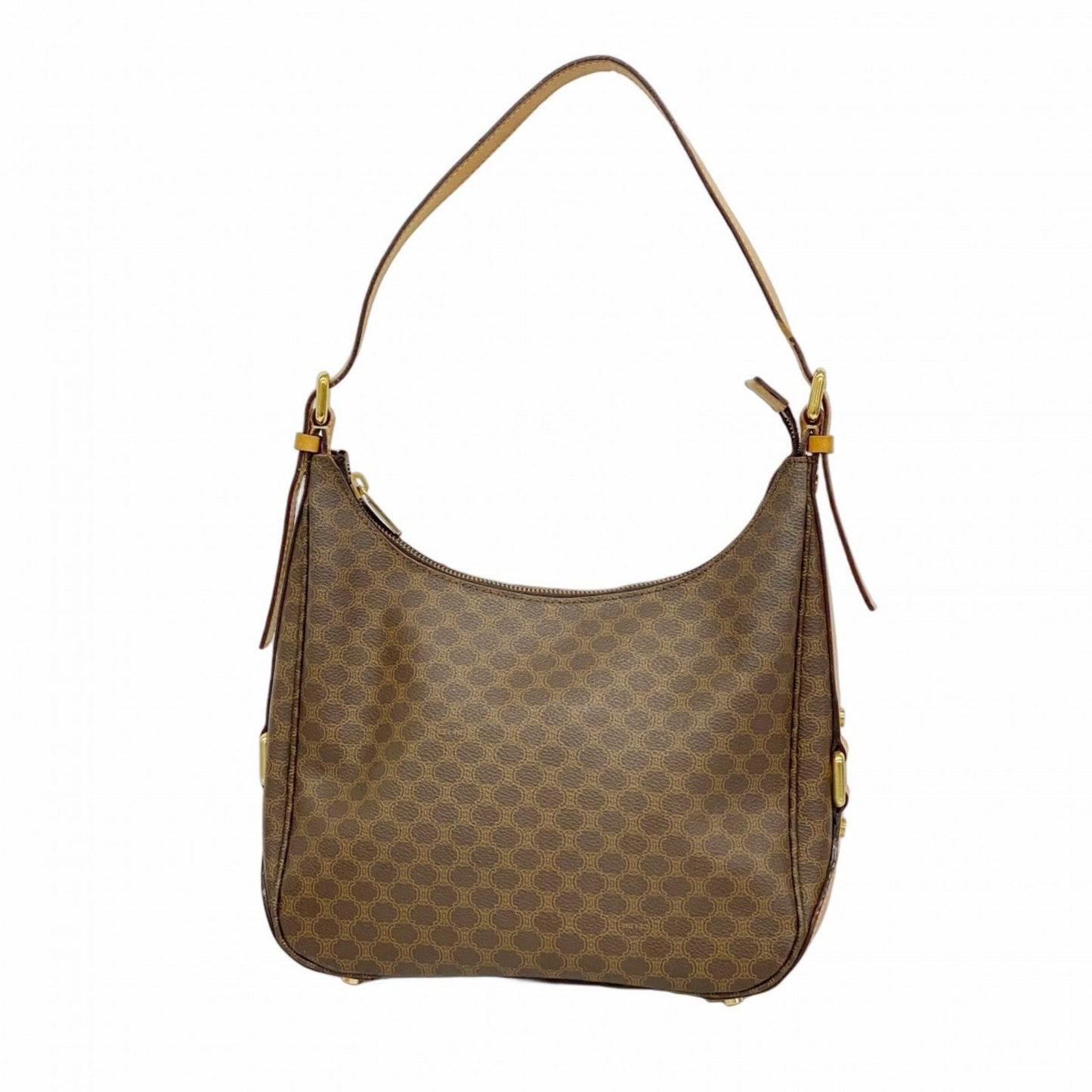 Celine Shoulder Bag Macadam Brown