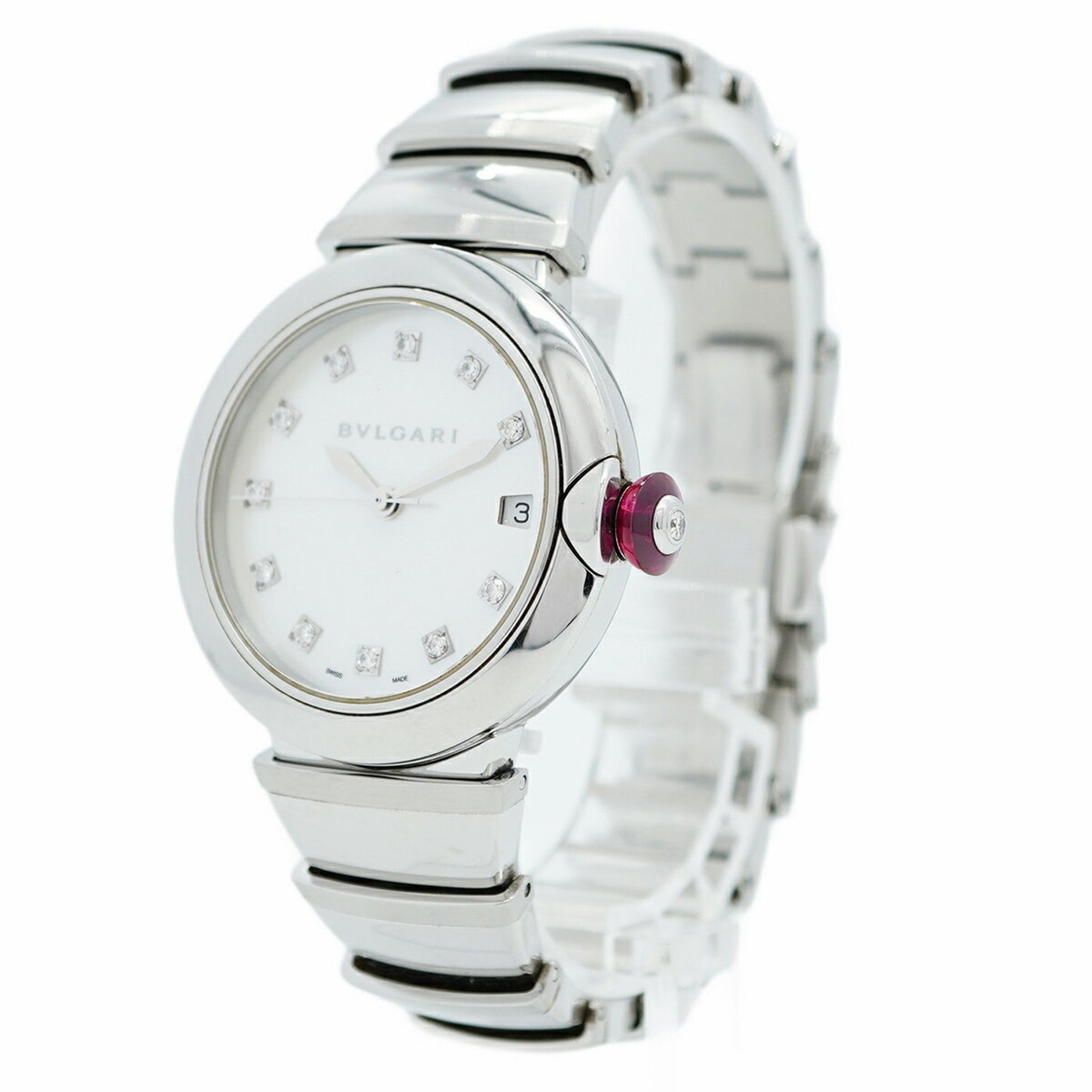 Bvlgari Lucea Lu36Wssd 11 White Dial