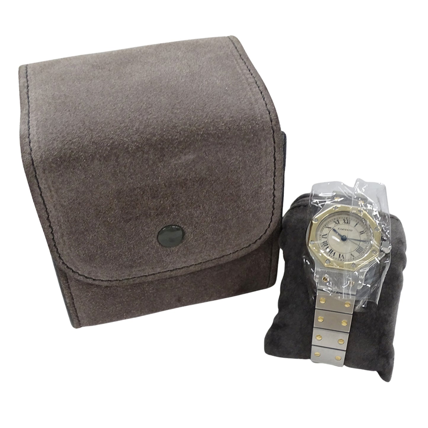 Cartier Santos Octagon Date Quartz Watch For Women