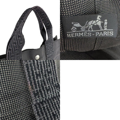 Hermes Herms Air Line Canvas Handbag