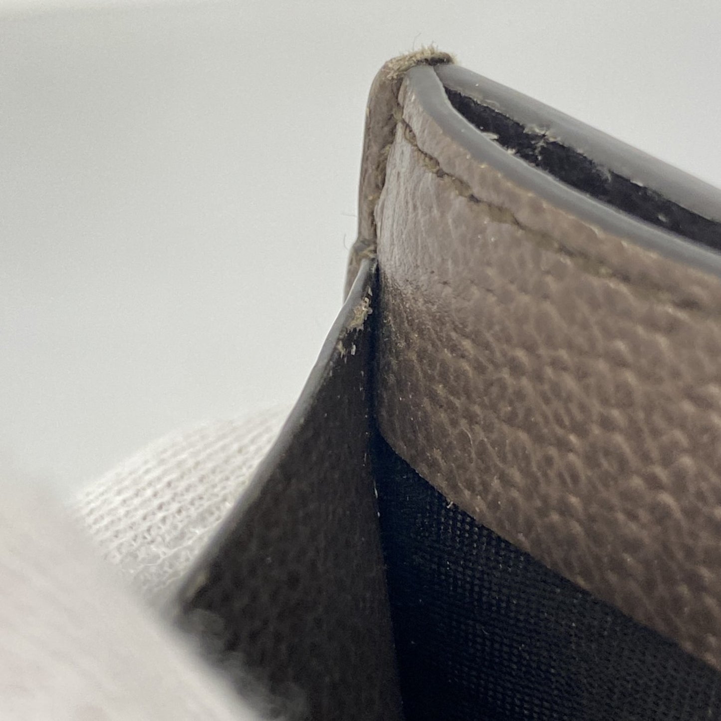 Gucci Gg Supreme Business Card Case 597557 Beige/Brown