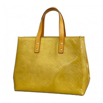 Louis Vuitton Vernis Reed Pm Handbag M91144 Beige