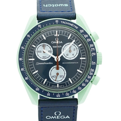 Swatch X Omega Mission On Earth S033G100 Navy Dial