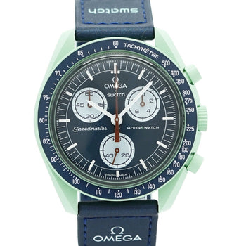 Swatch X Omega Mission On Earth S033G100 Navy Dial
