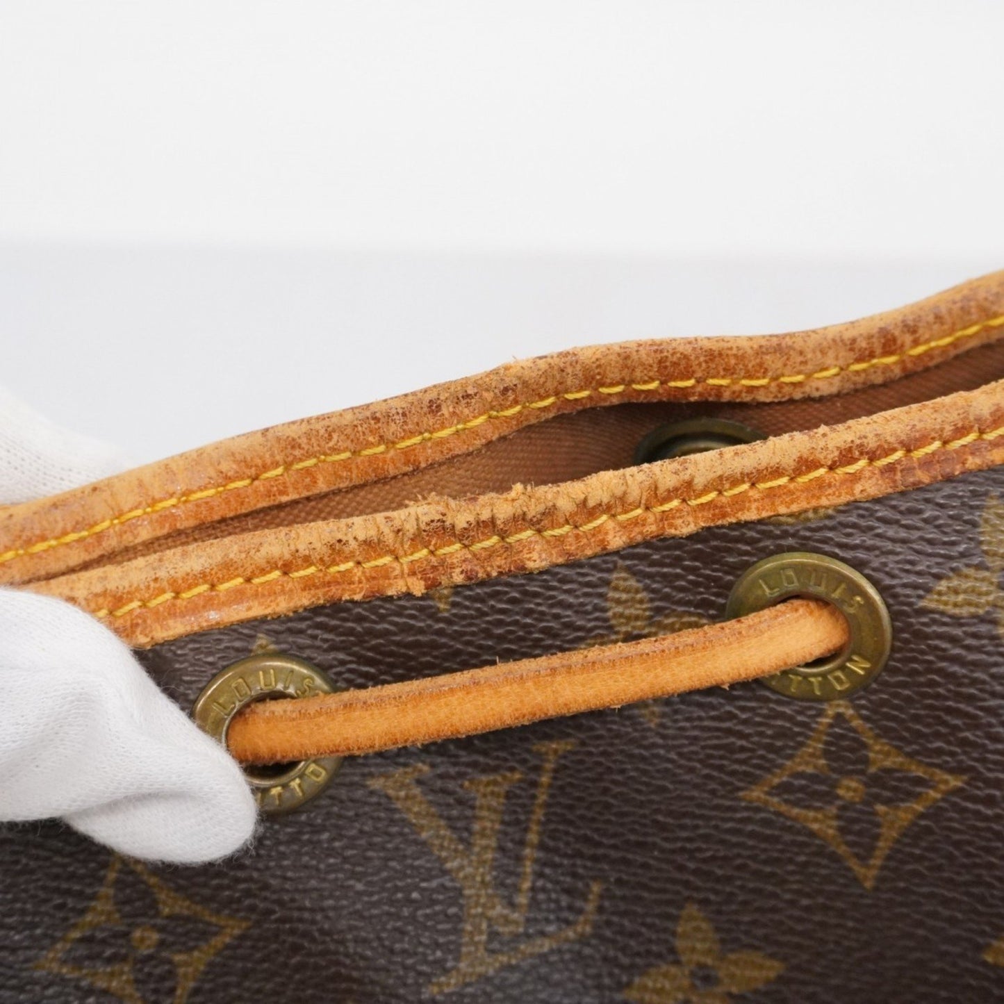 Louis Vuitton Monogram Petit Noe Shoulder Bag M42226 Brown