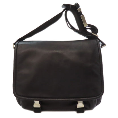 Prada Simple Design Shoulder Bag Lambskin