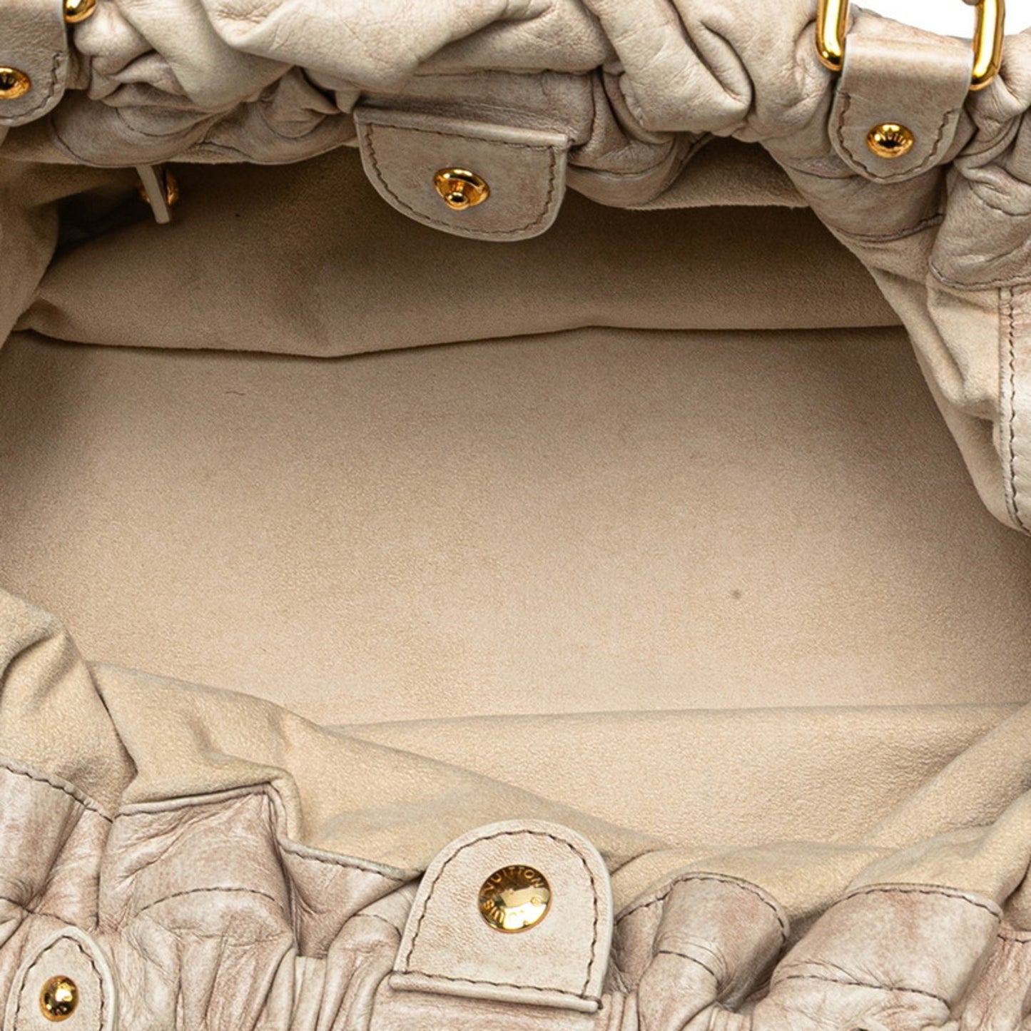 Louis Vuitton Monogram Olympe Stratus Pm Handbag/One-Shoulder Bag M95369 Beige Leather