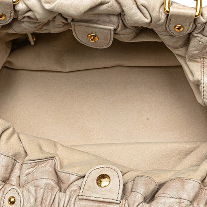 Louis Vuitton Monogram Olympe Stratus Pm Handbag/One-Shoulder Bag M95369 Beige Leather