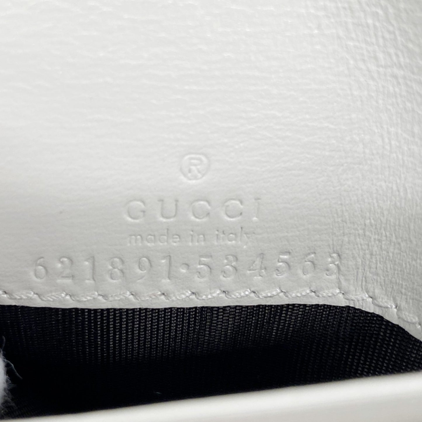 Gucci Horsebit Wallet 621891 Leather White