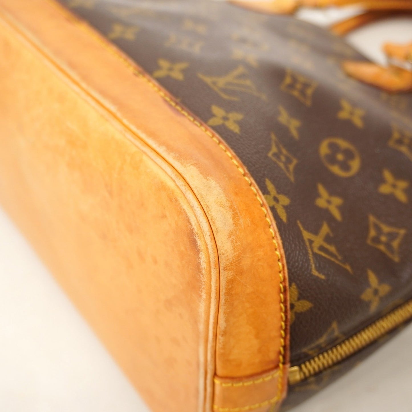 Louis Vuitton Monogram Alma Handbag M51130 Brown