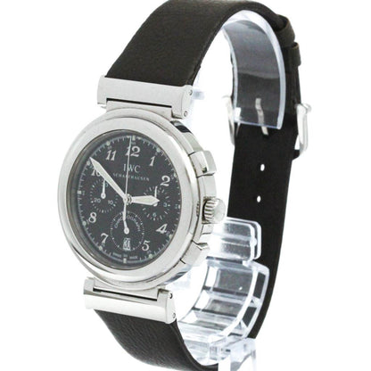 Polished Iwc Da Vinci Sl Chronograph Steel Quartz Watch Iw372810 Bf582402