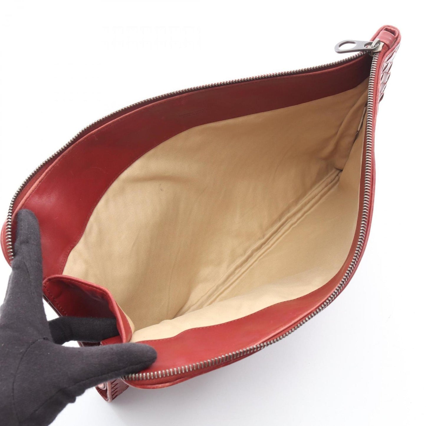 Bottega Veneta Intrecciato Leather Second Bag/Clutch Bag For Men