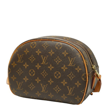 Louis Vuitton Monogram Blois Crossbody Shoulder Bag M51221 Brown Leather