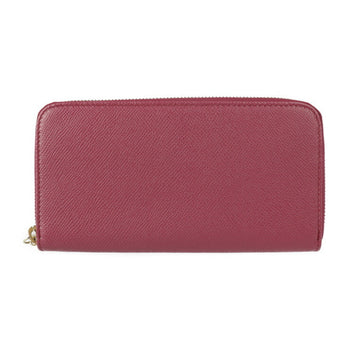 Bvlgari Bulgari Long Wallet 286311 Leather Heather Amethyst Pink Series Gold Hardware Round Zipper